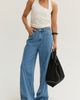 CRESCENT CRESCENT Contrast Stitch Hobo Bag - 4