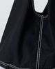 CRESCENT CRESCENT Contrast Stitch Hobo Bag - 5