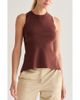 CRESCENT CRESCENT Cross Back Cut Out Knit Top - 1