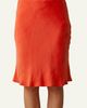 CRESCENT CRESCENT Cupro Tea Length Skirt - 1