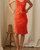 CRESCENT CRESCENT Cupro Tea Length Skirt - 2