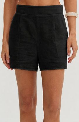 CRESCENT CRESCENT Easy Wear Linen Blend Shorts