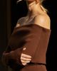 CRESCENT CRESCENT Foldover Off Shoulder Knit Top - 4
