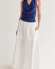 CRESCENT CRESCENT Gathered Poplin Maxi Skirt - 2