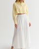 CRESCENT CRESCENT Gathered Poplin Maxi Skirt - 3
