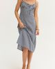 CRESCENT CRESCENT Gingham Slip Midi Dress - 2