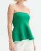 CRESCENT CRESCENT Jacquard Knit Peplum Top - 3