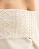 CRESCENT CRESCENT Off Shoulder Cable Knit Top - 3