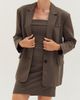CRESCENT CRESCENT Oversized Single-Breasted Blazer - 1