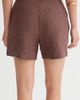 CRESCENT CRESCENT Pleated Linen Shorts - 4