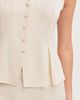 CRESCENT CRESCENT Pleated Lyocell Vest - 4