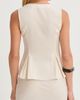 CRESCENT CRESCENT Pleated Lyocell Vest - 5