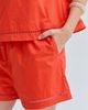CRESCENT CRESCENT Poplin Lattice Trim Shorts - 4