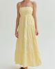 CRESCENT CRESCENT Poplin Tiered Maxi Dress - 3