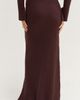 CRESCENT CRESCENT Ribbed Knit Maxi Skirt - 4
