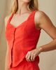 CRESCENT CRESCENT Sweetheart Cupro Top - 3
