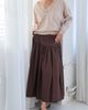 CRESCENT CRESCENT Tiered Poplin Midi Skirt - 2