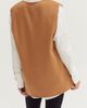 CRESCENT CRESCENT Wool Blend Felt Vest - 4