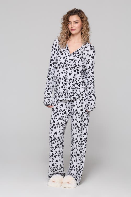Crickle Daisy Crickle Daisy Puppy Love Long Pajama Set
