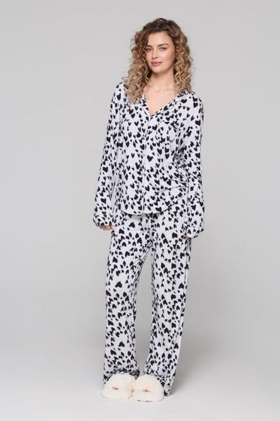 Crickle Daisy Crickle Daisy Puppy Love Long Pajama Set