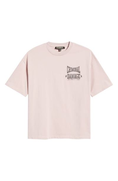 CRIMINAL DAMAGE CRIMINAL DAMAGE Boxing Gym Graphic T-Shirt