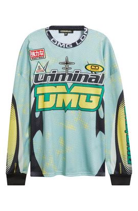 CRIMINAL DAMAGE CRIMINAL DAMAGE Soccer Mesh Graphic Jersey