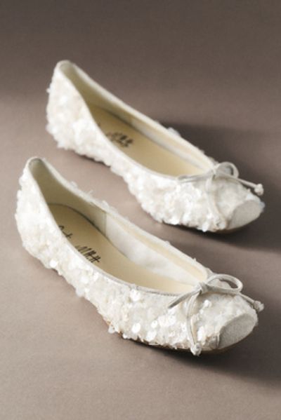 Cristina Millotti Sequin Ballet Flats