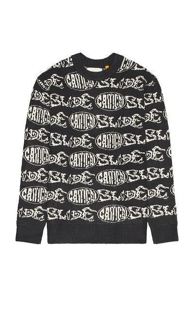 Critical Slide Critical Slide Madness Crew Knit Sweater