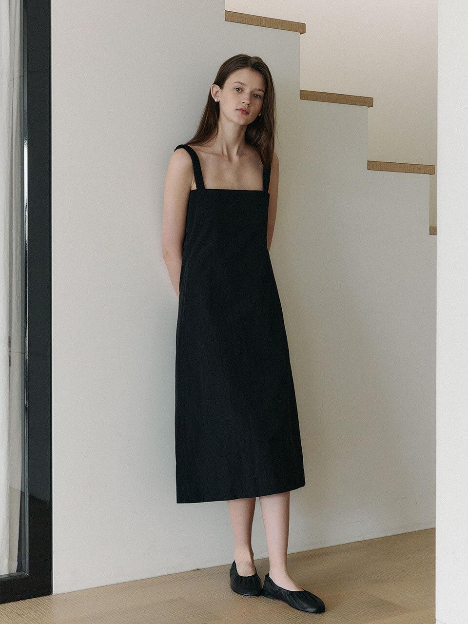 CRKO Long Nylon Slip Dress