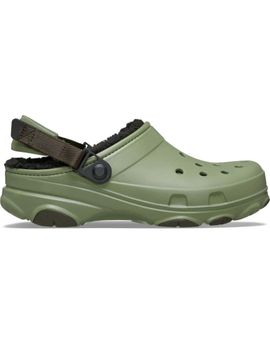 Crocs Crocs All Terrain lined clogs in cargo green
