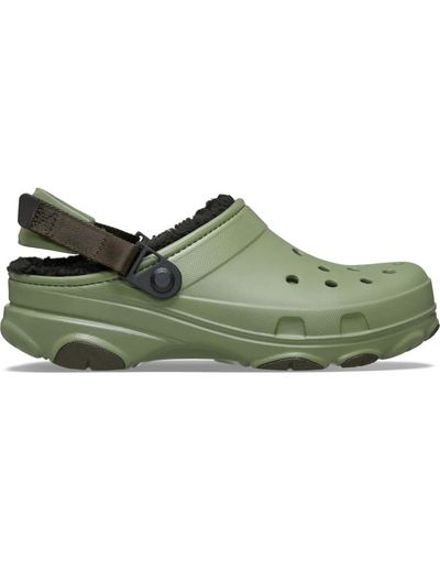 Crocs Crocs All Terrain lined clogs in cargo green