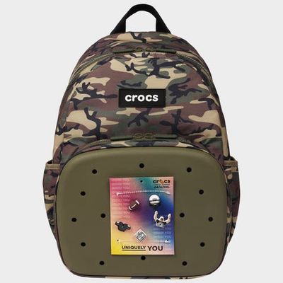 CROCS CROCS Back to School Backpack with EVA Front Pocket Customizable Jibbitz Backpack Camo 