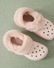 Crocs Crocs Bae fur lined clogs in quartz-pink - 2