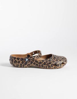 Crocs Crocs classic ballet clogs in leopard print-Multi