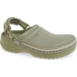 CROCS CROCS Classic Crafted Faux Suede Stitch Clog