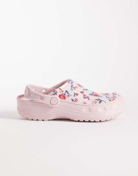 Crocs Crocs Classic Crafted Floral Clogs in pink