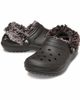 Crocs Crocs Classic fleece lined clogs in dark cocoa-Brown - 2