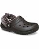 Crocs Crocs Classic fleece lined clogs in dark cocoa-Brown - 4