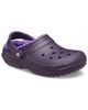 Crocs Crocs Classic fleece lined clogs in dark iris purple - 4