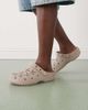 Crocs Crocs Classic floral cut-out clogs in taupe-Brown - 1
