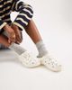 Crocs Crocs Classic floral cut out clogs in chalk-White - 1