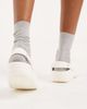 Crocs Crocs Classic floral cut out clogs in chalk-White - 3
