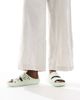 Crocs Crocs Classic floral cut out sandals in jade tint-Green - 3