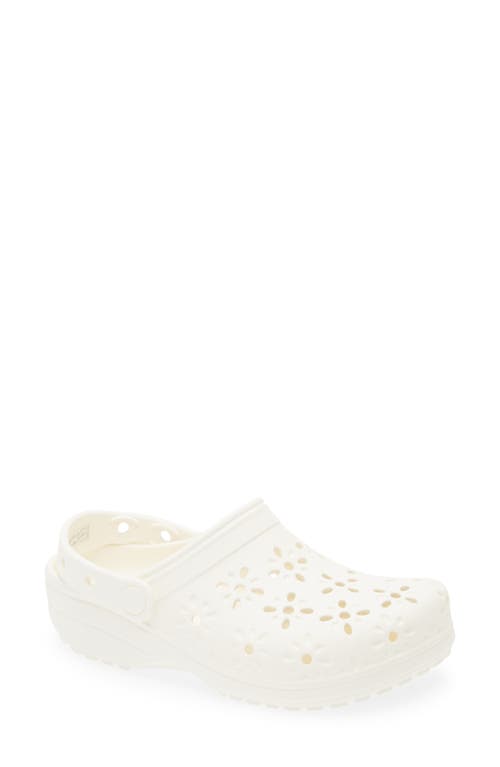 CROCS CROCS Classic Floral Cutout Clog