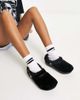 Crocs Crocs classic fur sure clogs in black - 4