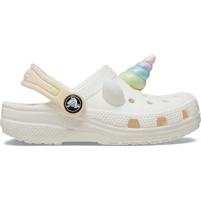 CROCS CROCS Classic I Am Rainbow Unicorn Water Friendly Slingback Clog