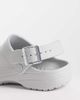 Crocs Crocs Classic metallic buckle clogs in atmosphere gray - 4