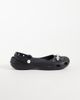 Crocs Crocs Classic pearl detail ballet clogs in black - 1