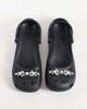 Crocs Crocs Classic pearl detail ballet clogs in black - 2