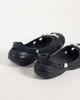 Crocs Crocs Classic pearl detail ballet clogs in black - 4